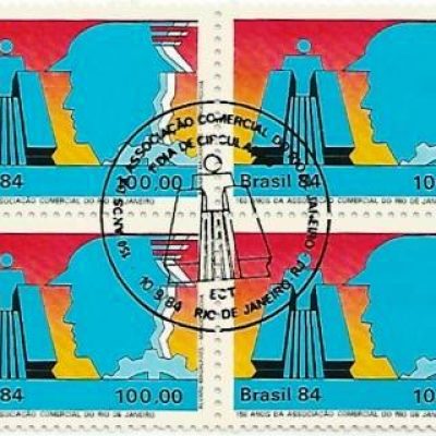 QC1416CBC - 150 anos da Associação Comercial do Rio de Janeiro - 1984 - CBC