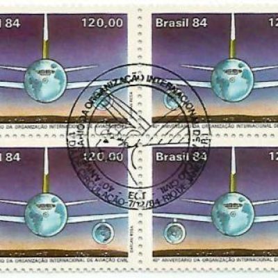 QC1436CBC - 40° Aniversário da Organização Internacional de Aviação Civil - 1984 - CBC