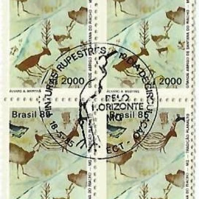 QC1457CBC - Pinturas Rupestres - BRAPEX VI - 1985 - CBC