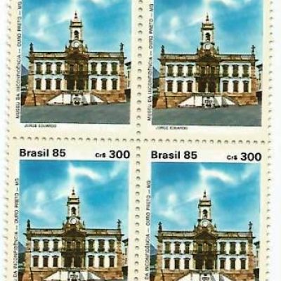 QC1473MINT - Museu da Inconfidência e Museu Histórico e Diplomático Itamaraty - 1985 - MINT