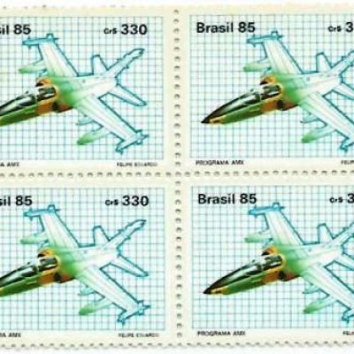QC1476MINT - Programa AMX - Jato Militar - 1985 - MINT