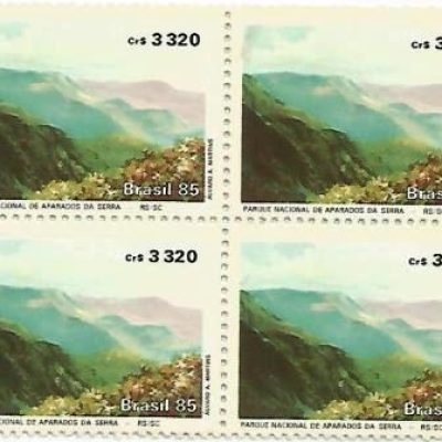 QC1483MINT - Parque Nacional de Aparados da Serra - RS/SC - 1985 - MINT