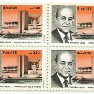 QC1485MINT - Presidente Tancredo Neves - Harmonizador dos Três Poderes - 1985 - MINT