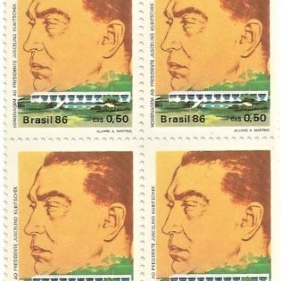 QC1518MINT - HOMENAGEM AO PRESIDENTE JUSCELINO KUBITSCHEK (1902-1976) - 1986 - MINT