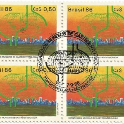 QC1520CBC - CONGRESSOS MUNDIAIS DE GASTROENTEROLOGIA - SÃO PAULO - 1986 - CBC