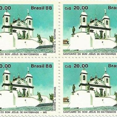QC1585MINT - LUBRAPEX 88 - XIIª EXPOSIÇÃO FILATÉLICA LUSO-BRASILEIRA, PORTO - 1988 - MINT
