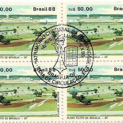 QC1586CBC - LUBRAPEX 88 - XIIª EXPOSIÇÃO FILATÉLICA LUSO-BRASILEIRA, PORTO - 1988 - CBC