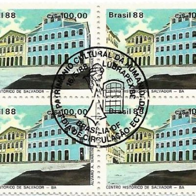 QC1587CBC - LUBRAPEX 88 - XIIª EXPOSIÇÃO FILATÉLICA LUSO-BRASILEIRA, PORTO - 1988 - CBC