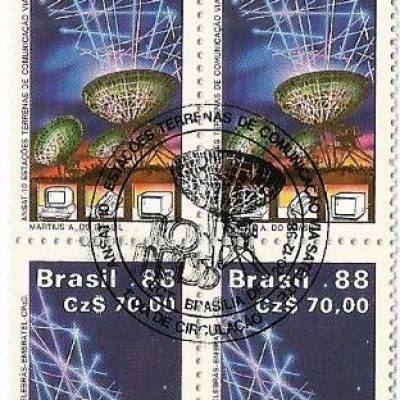 QC1617CBC - ANSAT 10 ESTAÇÕES TERRENAS DE COMUNICAÇÃO VIA SATÉLITE TELEBRÁS EMBRATEL - CPqD - 1988 - CBC