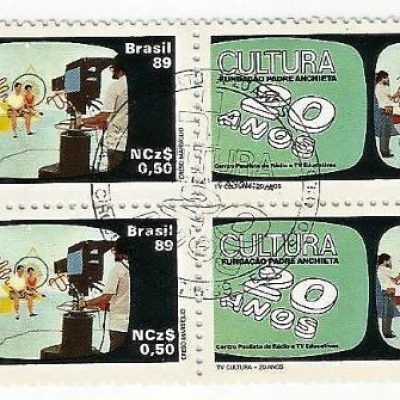 QC1635CBC - 20 ANOS DA TV CULTURA, SÃO PAULO - 1989 - CBC