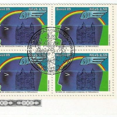 QC1642CBC - 150 ANOS DA ASSOCIAÇÃO COMERCIAL DE PERNAMBUCO - 1989 - CBC
