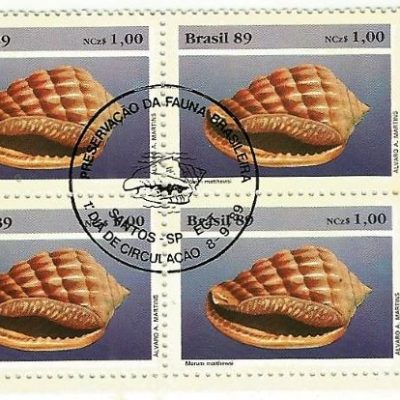 QC1646CBC - PRESERVAÇÃO DA FAUNA BRASILEIRA - MOLUSCOS - 1989 - CBC