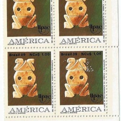 QC1648MINT - UPAEP 89 - POVOS PRÉ-COLOMBIANOS - 1989 - MINT