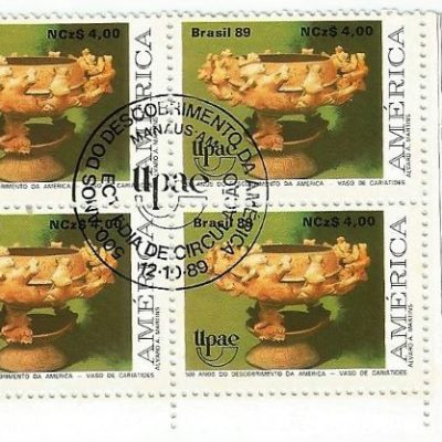 QC1649CBC - UPAEP 89 - POVOS PRÉ-COLOMBIANOS - 1989 - CBC