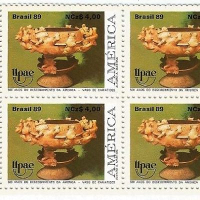 QC1649MINT - UPAEP 89 - POVOS PRÉ-COLOMBIANOS - 1989 - MINT