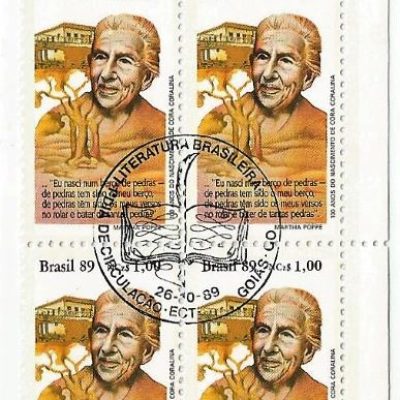 QC1653CBC - DIA DO LIVRO - 100 ANOS DO NASCIMENTO DE CORA CORALINA -  1989 - CBC