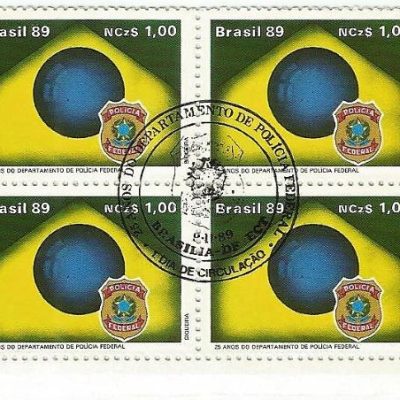 QC1656CBC - 25 ANOS DO DEPARTAMENTO DE POLÍCIA FEDERAL - 1989 - CBC