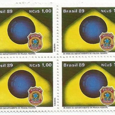 QC1656MINT - 25 ANOS DO DEPARTAMENTO DE POLÍCIA FEDERAL - 1989 - MINT