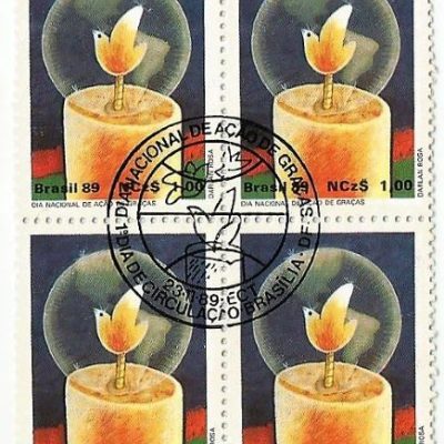 QC1660CBC - DIA NACIONAL DE AÇÃO DE GRAÇAS - 1989 - CBC