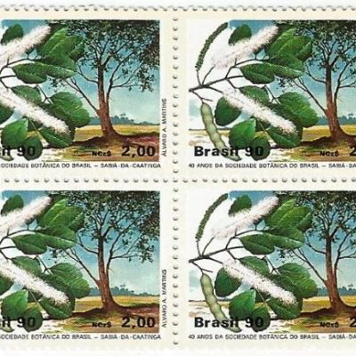 QC1665MINT - 40 ANOS DA SOCIEDADE BOTÂNICA/BR - 1990 - MINT