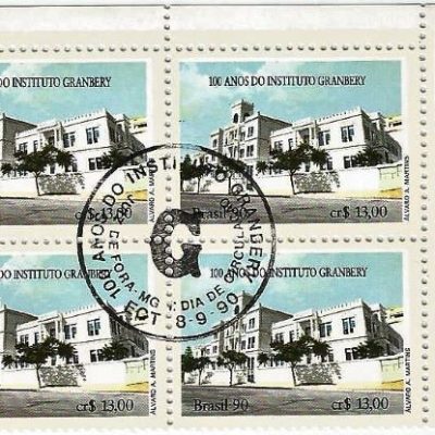 QC1695CBC - CENTENÁRIO DO INSTITUTO DE ENSINO GRANBERY (BISPO METODISTA) "JUIZ DE FORA HIGH SCHOOL AND SEMINARY"  - 1990 - CBC