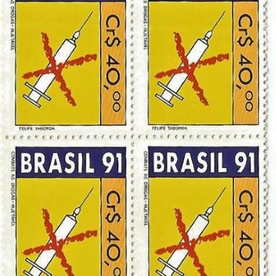 QC1732MINT - COMBATE ÀS DROGAS - 1991 - MINT