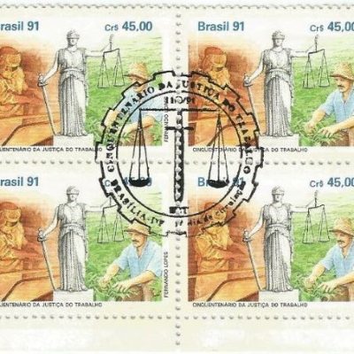 QC1744CBC - CINQUENTENÁRIO DA JUSTIÇA DO TRABALHO - 1991 - CBC