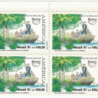 QC1754MINT - UPAEP 91 - VIAGENS DO DESCOBRIMENTO - 500 ANOS DO DESCOBRIMENTO DA AMÉRICA - 1991 - MINT