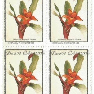 QC1805MINT - PRESERVAÇÃO DA MATA ATLÂNTICA HOMENAGEM A MARGARET MEE - CONFERÊNCIA DA ONU SOBRE MEIO AMBIENTE E DESENVOLVIMENTO - 1992 - MINT
