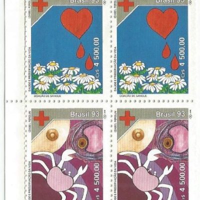 QC1834/35MINT - SAÚDE E PRESERVAÇÃO DA VIDA - 1993 - MINT