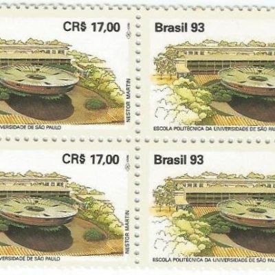 QC1859MINT - ESCOLAS DE ENGENHARIA NO BRASIL - UFRJ E USP - 100 ANOS DA CRIAÇÃO DA ESCOLA POLITÉCNICA DE SÃO PAULO-USP - 1993 - MINT