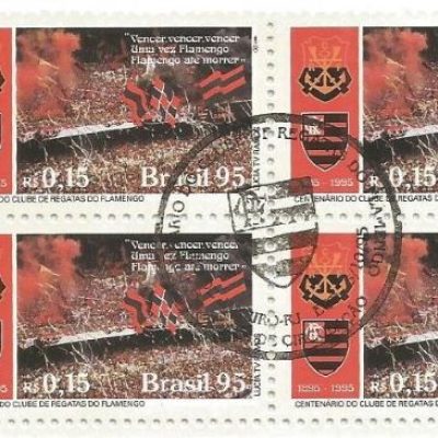 QC1968CBC - CLUBES DE FUTEBOL - CENTENÁRIO DO CLUBE DE REGATAS FLAMENGO - 1995 - CBC