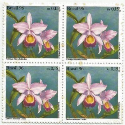 QC2009MINT - 15ª CONFERÊNCIA MUNDIAL DE ORQUÍDEAS - 1996 - MINT
