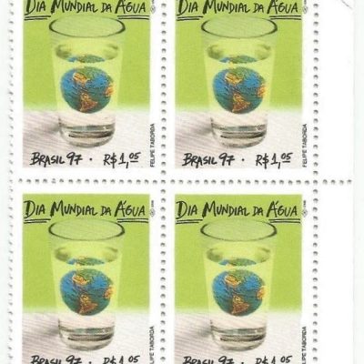 QC2027MINT - DIA MUNDIAL DA ÁGUA - 1997 - MINT