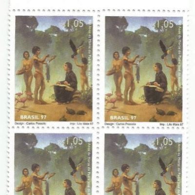 QC2037MINT - 400 ANOS DA MORTE DO PADRE JOSÉ DE ANCHIETA E 300 ANOS DA MORTE DO PADRE ANTÔNIO VIEIRA - 1997 - MINT