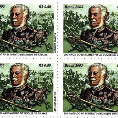 QC2530MINT - 200 ANOS DO NASCIMENTO DE DUQUE DE CAXIAS - 2003 - MINT