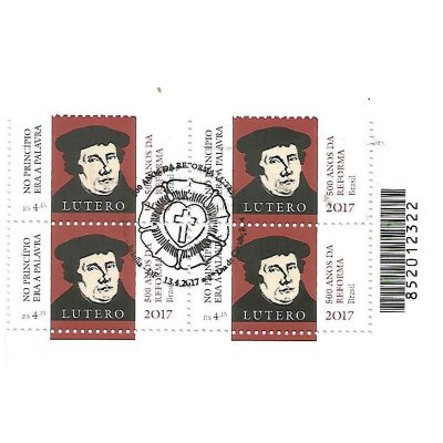 QC3690 - 500 anos da Reforma Luterana - Emissão Conjunta - Brasil/Alemanha - 2017 - CBC