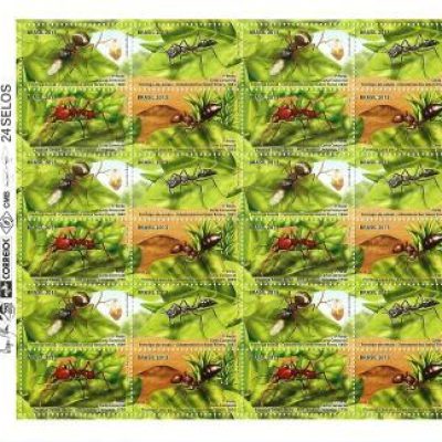 SCF3280 - Formigas do Brasil - 1º Porte Carta Comercial - 2013 - MINT