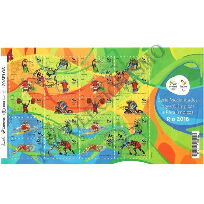 SCF3419CBC - Série Modalidades - Jogos Olímpicos e Paralímpicos - Rio 2016