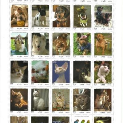 SCF3762 - Serie América -  Animais de Estimação - Brasil - 2018 - UPAEP-2018