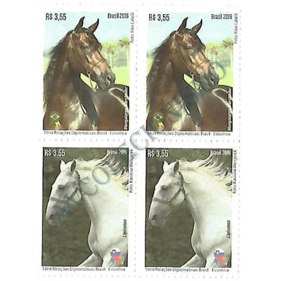 SCS3592 - Série Relações Diplomáticas: Brasil - Eslovênia - 2016 - MINT