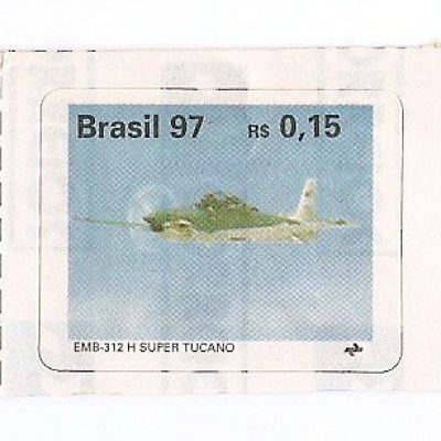 SR729 - Aviões Brasileiros - Selos regulares 729 a 733 - 1997