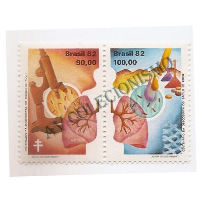 STC1248 - 100 Anos - descoberta do Bacilo da -Tuberculose 1982