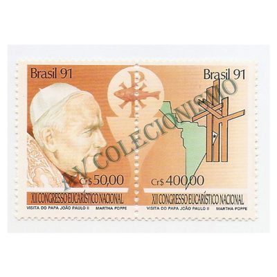 STC1749 - Visita do Papa - João Paulo II - 1991