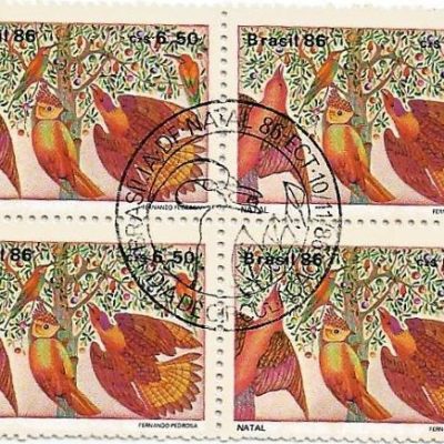 QC1531CBC - NATAL 86 - PÁSSAROS - 1986 - CBC