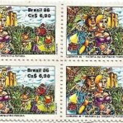 QC1534MINT - LUBRAPEX 86 XI EXPOSIÇÃO FILATÉLICA LUSO-BRASILEIRA, RIO DT 11 X 11.5 - 1986 - MINT