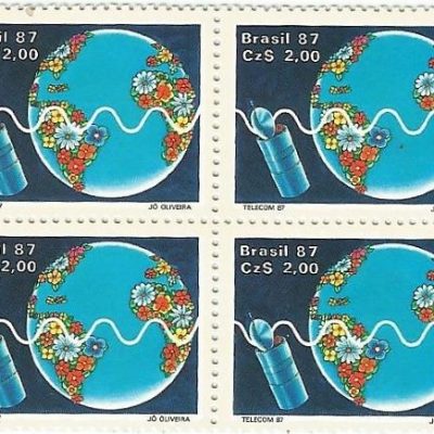 QC1547MINT - TELECOM 87, EXPOSIÇÃO MUNDIAL DE TELECOMUNICAÇÕES GENEBRA, SUIÇA (20/27-10-87) - 1987 - MINT
