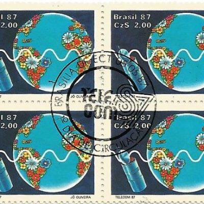 QC1547CBC - TELECOM 87, EXPOSIÇÃO MUNDIAL DE TELECOMUNICAÇÕES GENEBRA, SUIÇA ( 20/27-10-87) - 1987 - CBC