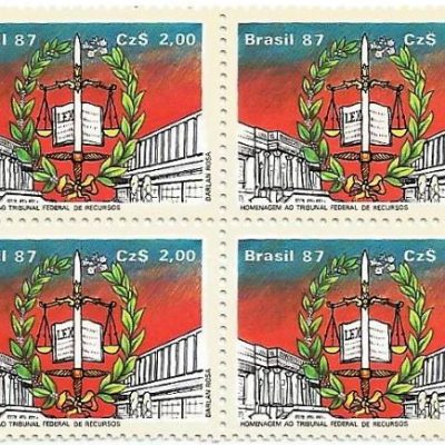 QC1551MINT- HOMENAGEM AO TRIBUNAL FEDERAL DE RECURSOS - 1987 - MINT