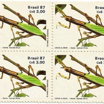 QC1554MINT - 50° ANIVERSÁRIO DA SOCIEDADE BRASILEIRA DE ENTOMOLOGIA/SP - 1987 - MINT